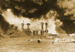 December 7th, 1941 - Japan attacks Pearl Harbor